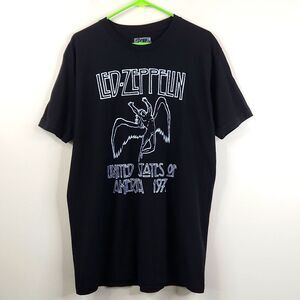 Led Zeppelin Vtg Inspired Icarus Swan United States of America 1977 Tour Tee L